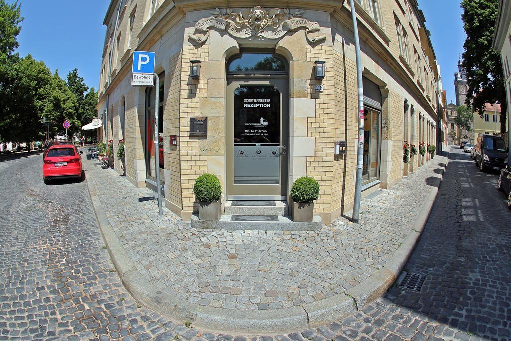 Schottennester Schlafen An Der Kraemerbruecke Erfurt Eksteriør billede